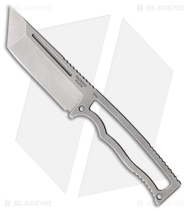 Halfbreed Blades Compact Field Knife Tanto Stonewash Steel (4" SW)