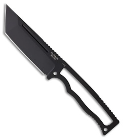Halfbreed Blades Compact Field Knife Tanto Black PVD Steel (4" Black PVD)