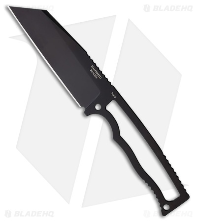 Halfbreed Blades Compact Field Knife Wharncliffe Black PVD Steel (4" Black PVD)