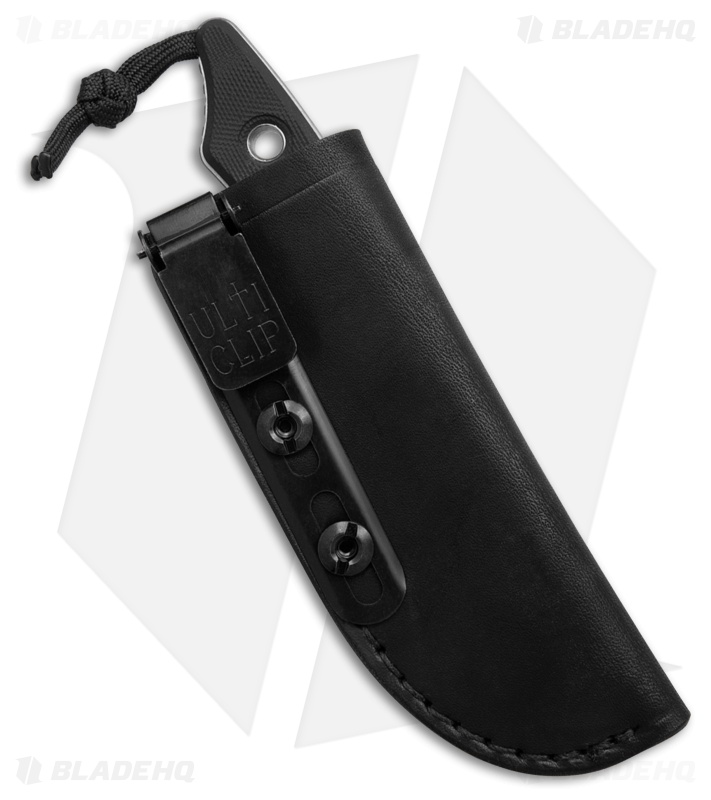 Heretic Knives Kobold Fixed Blade Knife Black G-10 (2.6" Battleworn)