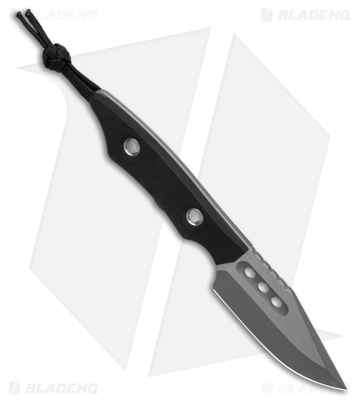 Heretic Knives Kobold Fixed Blade Knife Black G-10 (2.6" Battleworn)
