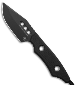 Heretic Knives Kobold Fixed Blade Black G-10 Clip Point SW