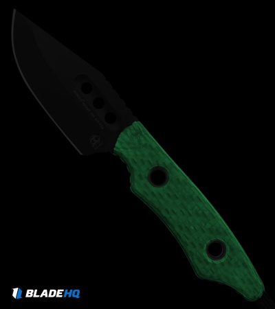 Heretic Knives Kobold Fixed Blade Knife Glow Carbon Fiber (2.6" DLC)