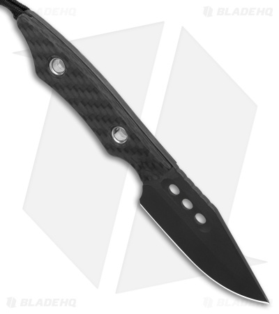 Heretic Knives Kobold Fixed Blade Knife Glow Carbon Fiber (2.6" DLC)