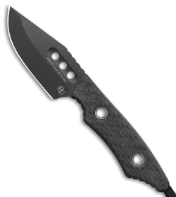 Heretic Knives Kobold Fixed Blade Knife Glow Carbon Fiber (2.6" DLC)