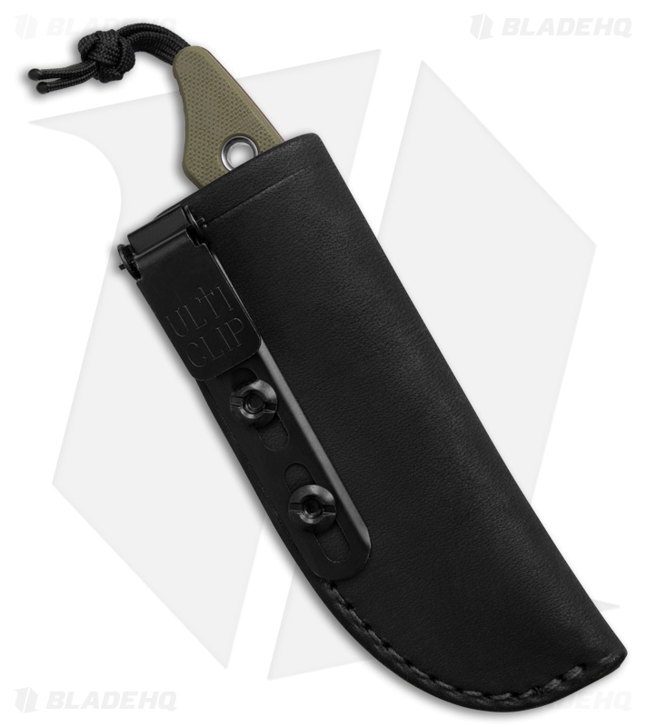 Heretic Knives Kobold Fixed Blade Knife OD Green G-10 (2.6" Bronze)
