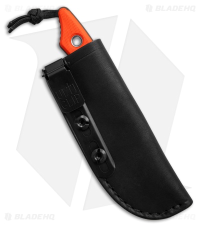 Heretic Knives Kobold Fixed Blade Knife Orange G-10 (2.6" OD Green)