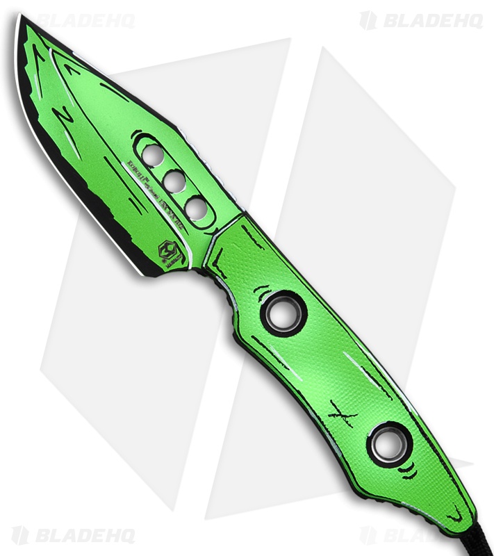 Heretic Knives Kobold | Toxic Green Cel Shade