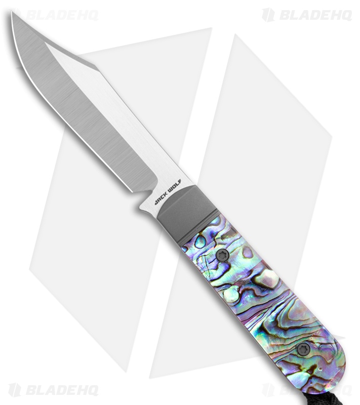 Jack Wolf Knives Backwoods FIXedc Knife | Abalone | Satin
