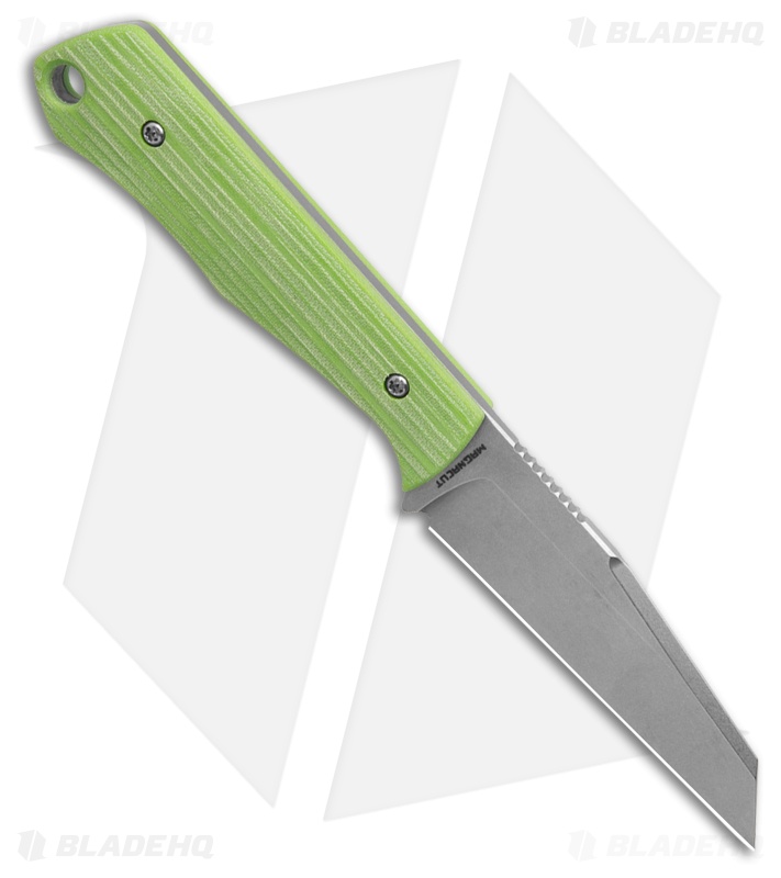 Jack Wolf Knives Collusion Fixed Blade Knife Key Lime Pie Micarta (3.1" SW)