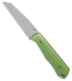 Jack Wolf Knives Collusion Fixed Blade Knife Key Lime Pie Micarta (3.1" SW)