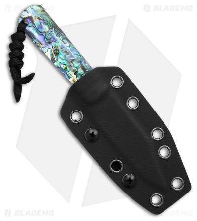 Jack Wolf Knives Gateway FIXedc Fixed Blade Knife Abalone (3" Satin)