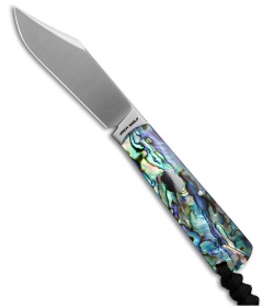 Jack Wolf Knives Gateway FIXedc Fixed Blade Knife Abalone (3" Satin)
