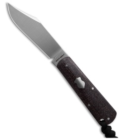 Jack Wolf Knives Gateway FIXedc Fixed Blade Knife Vibe Jute Bison (3" Satin)