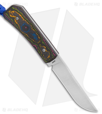 Jack Wolf Knives Pioneer FIXedc Knife 80's Camo Carbon (2.9" Satin)