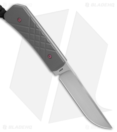 Jack Wolf Knives Pioneer FIXedc Knife Cross Hatch Titanium (2.9" Satin)
