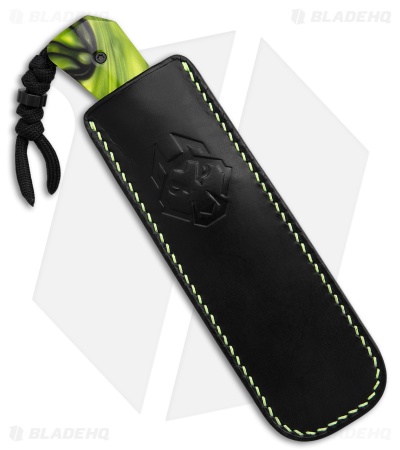 Jack Wolf Knives Pioneer FIXedc Knife Toxic Green Kirinite