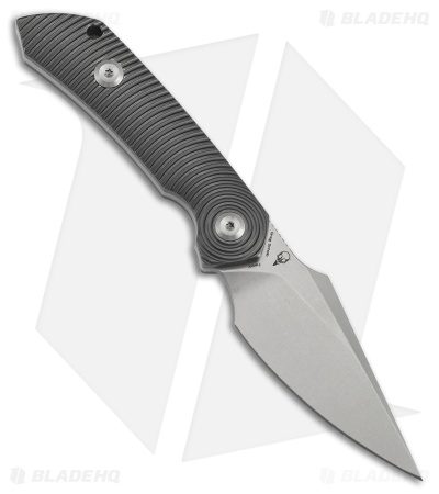 Kansept Knives Fenrir Fixed Blade Knife Gray Anodized Titanium (2.9" SW)