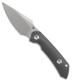 Kansept Knives Fenrir Fixed Blade Knife Gray Anodized Titanium (2.9" SW)