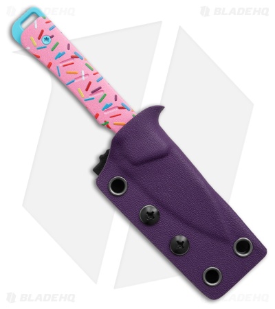 Kizer Whiskey Jack Fixed Blade Knife Dessert Warrior® (2.1" Blue)
