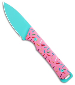 Kizer Whiskey Jack Fixed Blade Knife Dessert Warrior® (2.1" Blue)