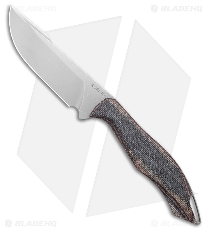 Koenig Helo Fixed Blade Knife Autumn Canvas Micata