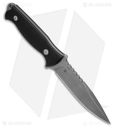 MKM Delta Black G10 Fixed Blade Knife (5" SW)