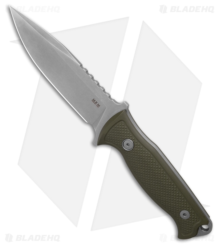 MKM Delta OD Green G10 Fixed Blade Knife (5" SW)