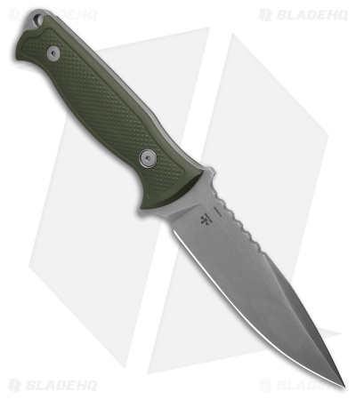 MKM Delta OD Green G10 Fixed Blade Knife (5" SW)