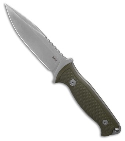 MKM Delta OD Green G10 Fixed Blade Knife (5" SW)