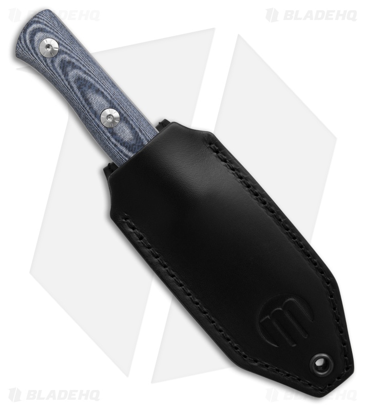 Maserin Path Fixed Blade Knife Denim Jean Micarta (3.30" Satin)