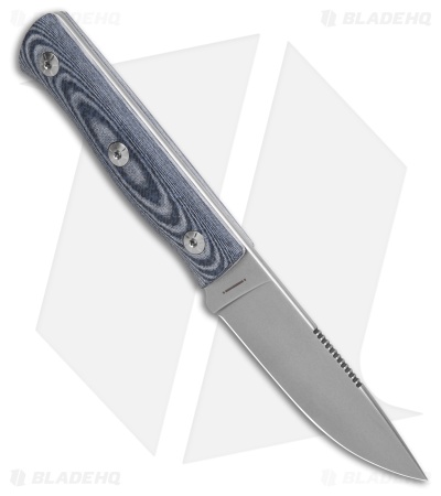 Maserin Path Fixed Blade Knife Denim Jean Micarta (3.30" Satin)