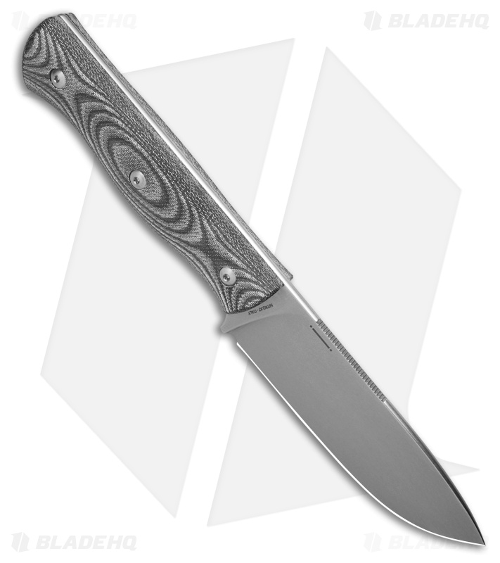 Maserin Woodsman Fixed Blade Knife Black Denim (4.50" Stonewash)