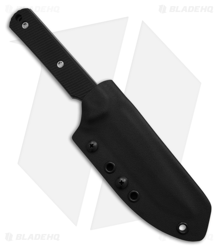 McNees Knives Fixed Blade Stalker Knife Black G-10 (4.375" Stonewash)