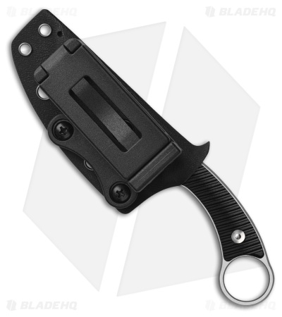 QSP Baby Viper Fixed Blade Knife Black G-10 (2.8" SW)