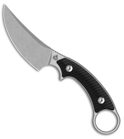 QSP Baby Viper Fixed Blade Knife Black G-10 (2.8" SW)