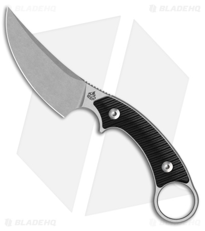 QSP Baby Viper Fixed Blade Knife Black G-10 (2.8" SW)
