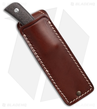 StraightLine EDC Buster Fixed Blade Brown Burlap Micarta (2.75" SW) BS-BB