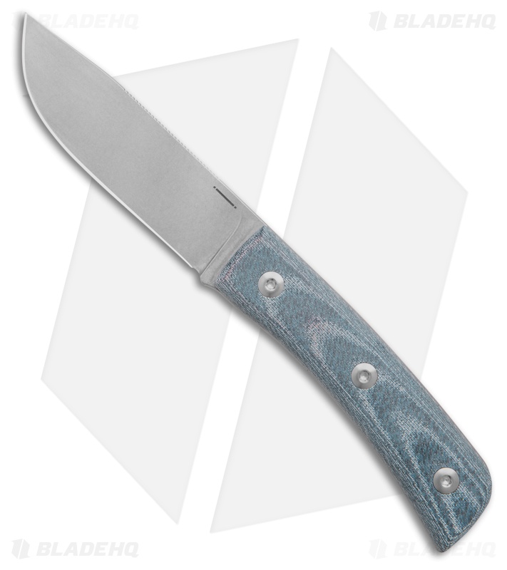 StraightLine EDC Buster Fixed Blade Denim Canvas Micarta (2.75" SW) BS-DC
