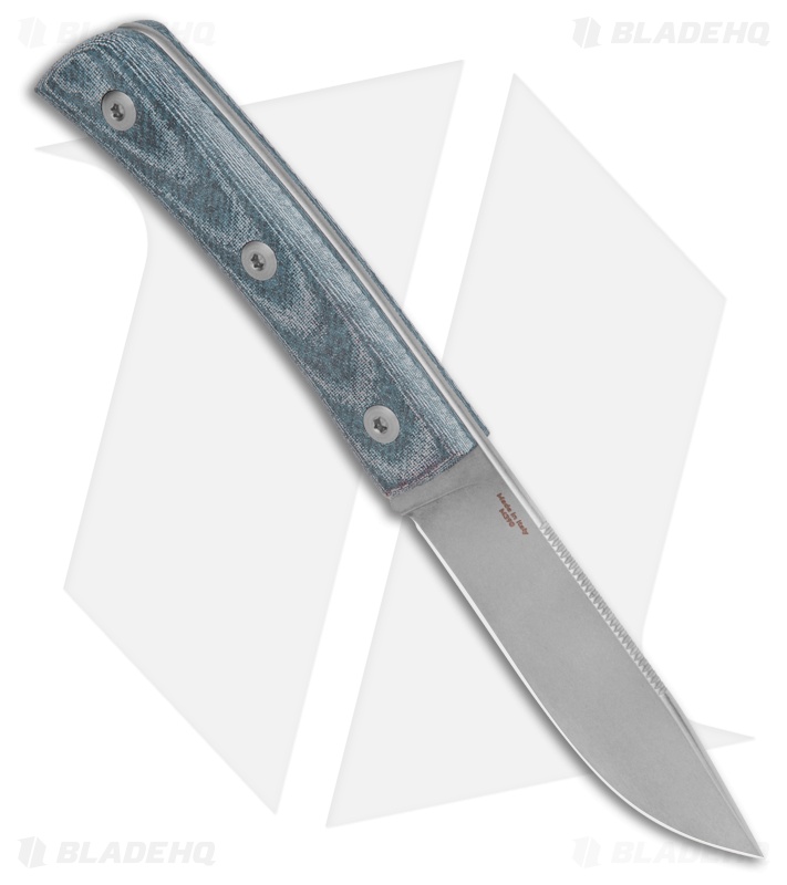 StraightLine EDC Buster Fixed Blade Denim Canvas Micarta (2.75" SW) BS-DC