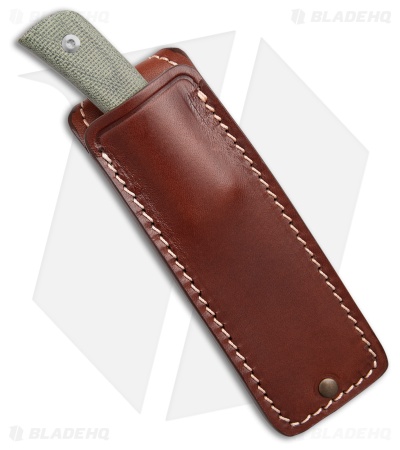 StraightLine EDC Buster Fixed Blade Green Canvas Micarta (2.75" SW) BS-GC
