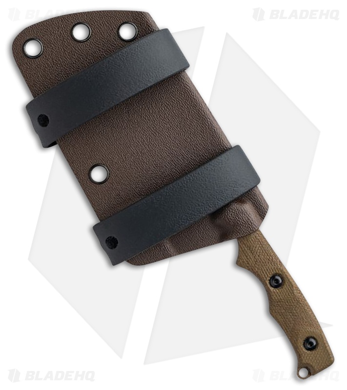 TOPS Knives El Chappito Knife | Green Canvas Micarta | Tan