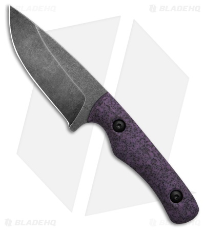 The Wizard Forge Goblin Fixed Blade Knife Purple Griptec
