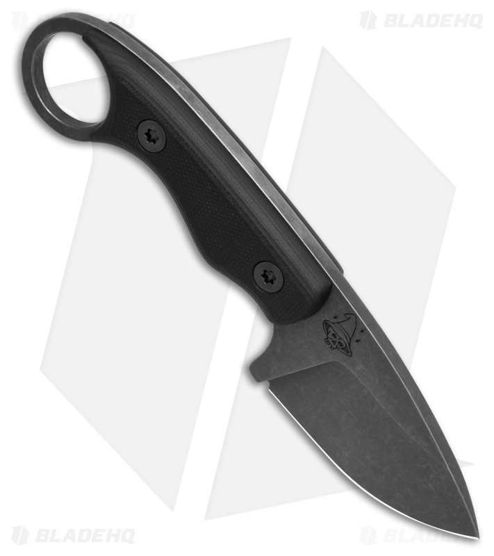 The Wizard Forge Gremlin Fixed Blade Knife Black G-10