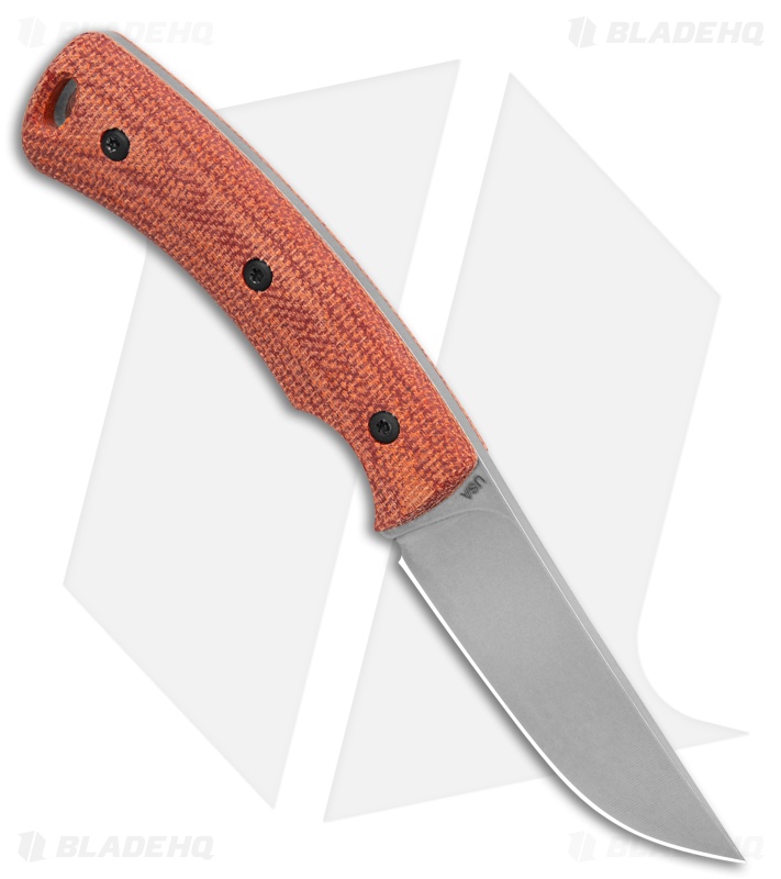 Three Rivers Manufacturing Tagalong Fixed Blade Autumn Orange Micarta (2.375" SW