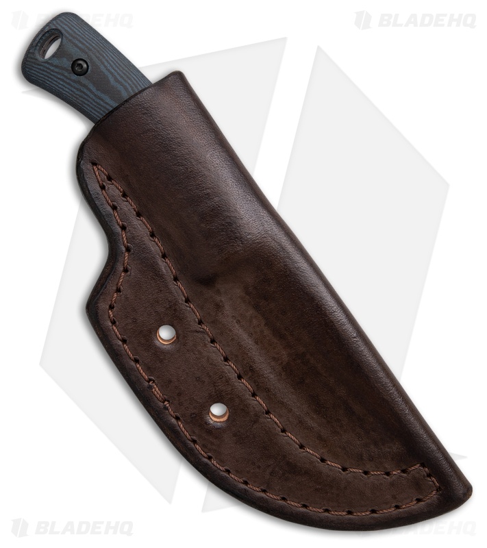 Three Rivers Manufacturing Tagalong Fixed Blade Black/Blue Richlite (2.375" SW)
