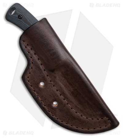 Three Rivers Manufacturing Tagalong Fixed Blade Black/Blue Richlite (2.375" SW)