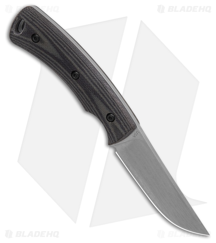Three Rivers Manufacturing Tagalong Fixed Blade Black/Green G10 (2.375" SW)