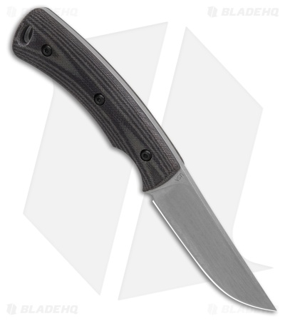 Three Rivers Manufacturing Tagalong Fixed Blade Black/Green G10 (2.375" SW)