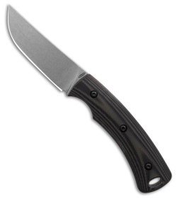 Three Rivers Manufacturing Tagalong Fixed Blade Black/Green G10 (2.375" SW)